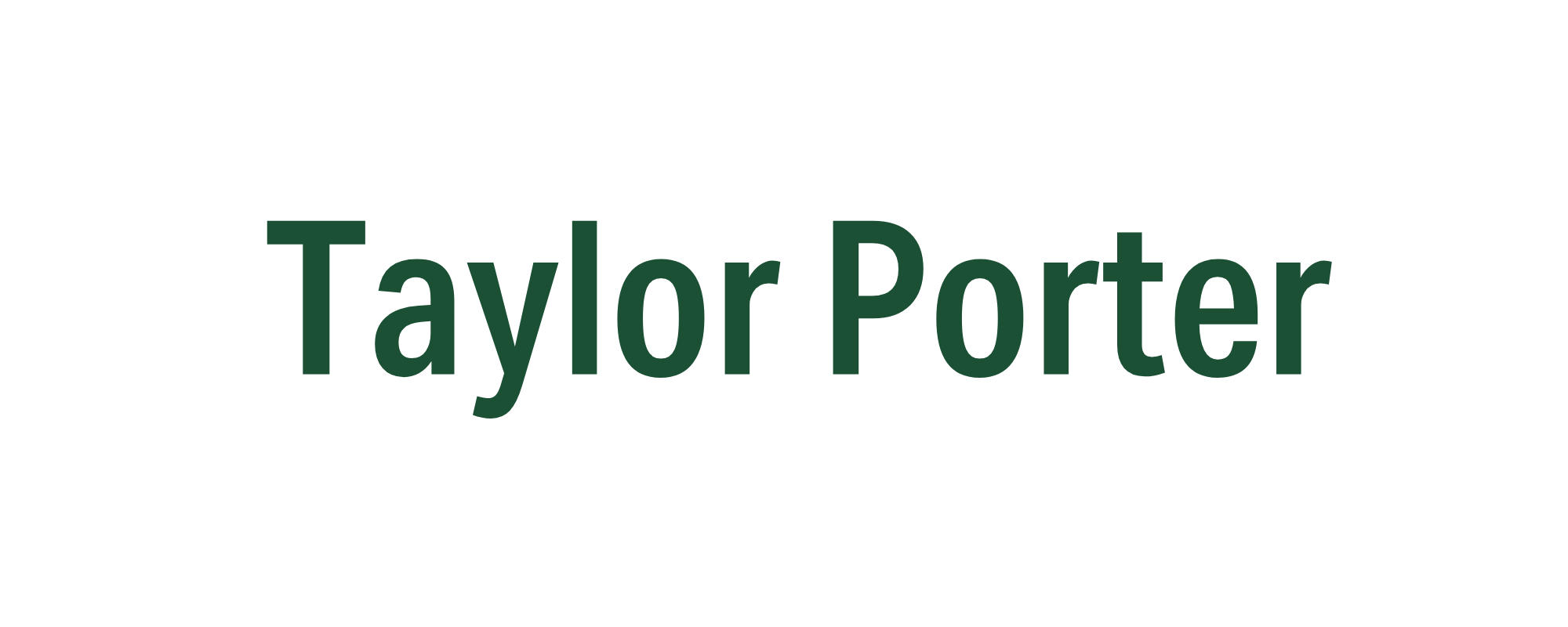 Taylor Porter